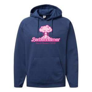 Barbenheimer Funny Only Theaters 7 21 23 Performance Fleece Hoodie