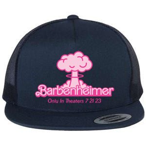 Barbenheimer Funny Only Theaters 7 21 23 Flat Bill Trucker Hat