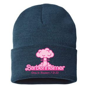 Barbenheimer Funny Only Theaters 7 21 23 Sustainable Knit Beanie