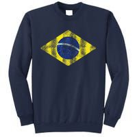 Brazilian Flag Of Brazil Vintage Br Souvenir Sweatshirt