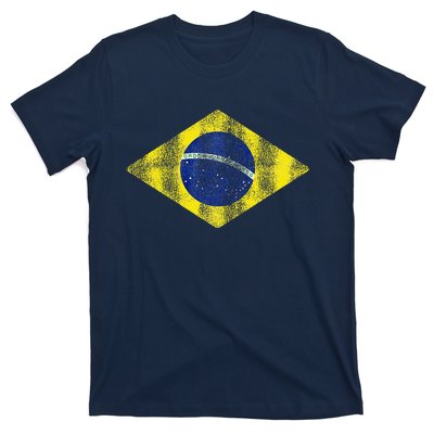 Brazilian Flag Of Brazil Vintage Br Souvenir T-Shirt