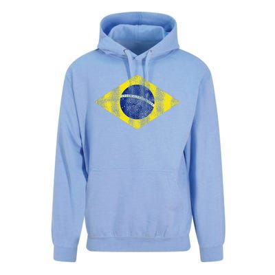 Brazilian Flag Of Brazil Vintage Br Souvenir Unisex Surf Hoodie