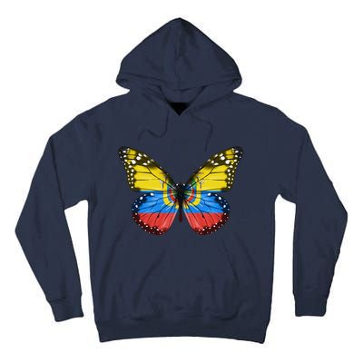 Butterfly Flag Of Ecuador Tall Hoodie