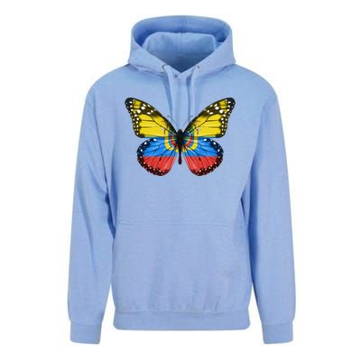 Butterfly Flag Of Ecuador Unisex Surf Hoodie