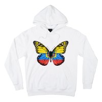 Butterfly Flag Of Ecuador Hoodie