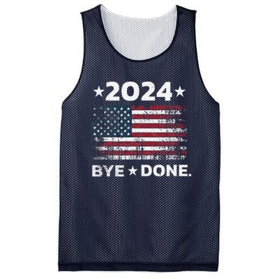 Byedone. Funny Political Election Trump 2024 Mesh Reversible Basketball Jersey Tank