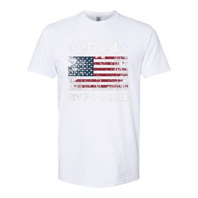 Byedone. Funny Political Election Trump 2024 Softstyle CVC T-Shirt