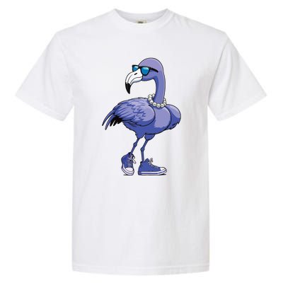 Blue Flamingo Pearls Comma La Kamala Harris 2024 Garment-Dyed Heavyweight T-Shirt