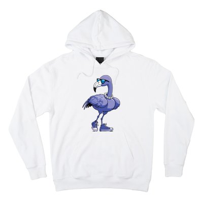 Blue Flamingo Pearls Comma La Kamala Harris 2024 Hoodie