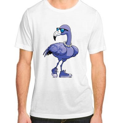 Blue Flamingo Pearls Comma La Kamala Harris 2024 Adult ChromaSoft Performance T-Shirt