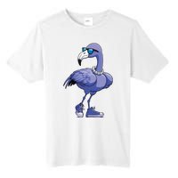 Blue Flamingo Pearls Comma La Kamala Harris 2024 Tall Fusion ChromaSoft Performance T-Shirt