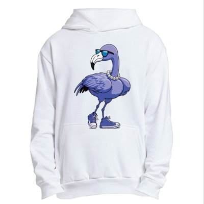 Blue Flamingo Pearls Comma La Kamala Harris 2024 Urban Pullover Hoodie