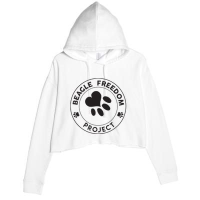 Beagle Freedom Project Rescue Dogs Free The Beagles Crop Fleece Hoodie