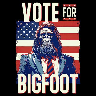 Bigfoot For President Election Vote Sasquatch Usa T-Shirt