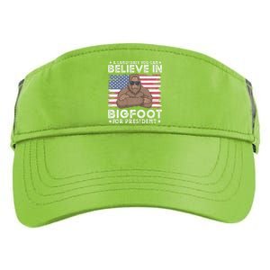 Bigfoot For President Election 2024 Funny Vote Sasquatch Usa Adult Drive Performance Visor