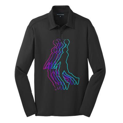 Basketball For Player Slam Dunk Silk Touch Performance Long Sleeve Polo