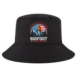 Bigfoot For President Believe Vote Elect Sasquatch Candidate Cool Comfort Performance Bucket Hat