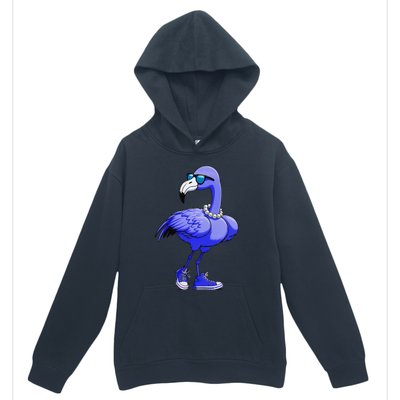 Blue Flamingo Pearls Comma La Kamala Harris 2024 Gift Urban Pullover Hoodie