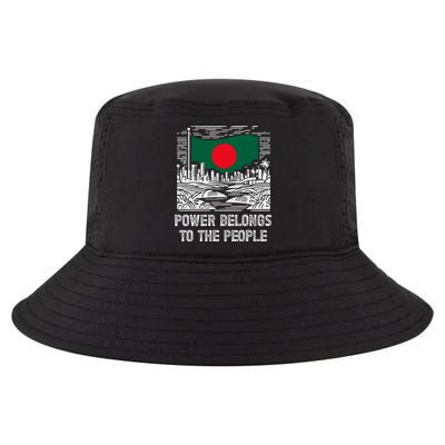 Bangladesh Flag Power Belongs To The People Support National Cool Comfort Performance Bucket Hat