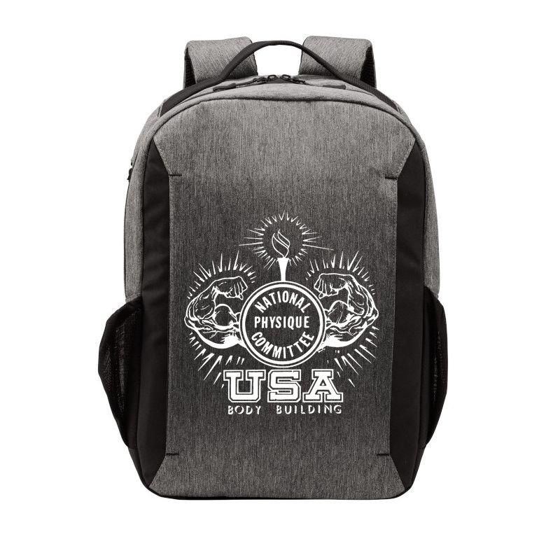 Bodybuilding Fitness Palestra USA Body Building Vector Backpack