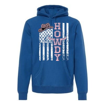 Bigfoot for President Election Vote Sasquatch USA Flag 2024  Premium Hoodie