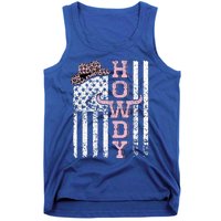 Bigfoot for President Election Vote Sasquatch USA Flag 2024  Tank Top