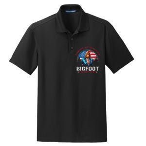 Bigfoot For President Believe Vote Elect Sasquatch Candidate Dry Zone Grid Polo