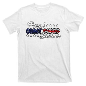 Bold Flag Proud Uscg Coast Guard Brother T-Shirt