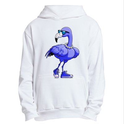 Blue Flamingo Pearls Comma La Kamala Harris 2024 Urban Pullover Hoodie