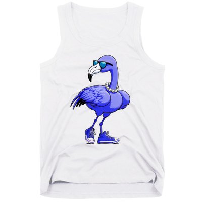 Blue Flamingo Pearls Comma La Kamala Harris 2024 Tank Top