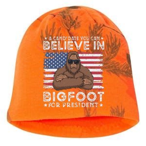 Bigfoot For President Election 2024 Funny Vote Sasquatch Usa Kati - Camo Knit Beanie