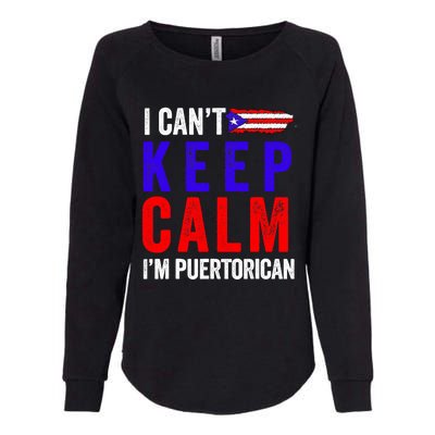 Boricua Flag PR Pride Puerto Rican Bandera Puertorriquena Womens California Wash Sweatshirt