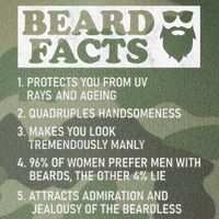 Beard Facts Protects Ageing Makes Manly Funny Bearded Dad Legacy Tie Dye Trucker Hat