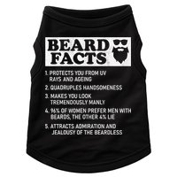 Beard Facts Protects Ageing Makes Manly Funny Bearded Dad Doggie Tank