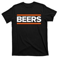 BEERS Funny Party Beer Day Drinking Blue & Orange T-Shirt