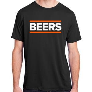 BEERS Funny Party Beer Day Drinking Blue & Orange Adult ChromaSoft Performance T-Shirt