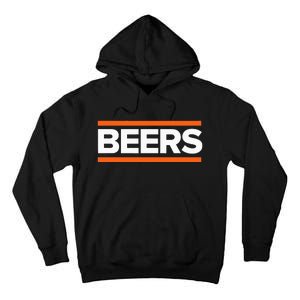 BEERS Funny Party Beer Day Drinking Blue & Orange Tall Hoodie