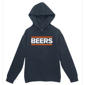 BEERS Funny Party Beer Day Drinking Blue & Orange Urban Pullover Hoodie