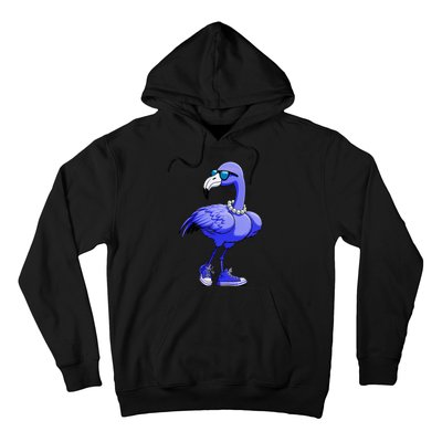 Blue Flamingo Pearls Comma La Kamala Harris 2024 Hoodie