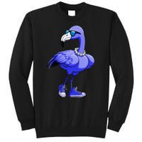 Blue Flamingo Pearls Comma La Kamala Harris 2024 Tall Sweatshirt