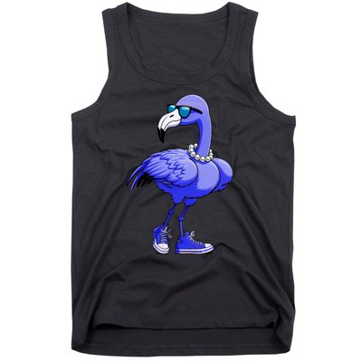 Blue Flamingo Pearls Comma La Kamala Harris 2024 Tank Top