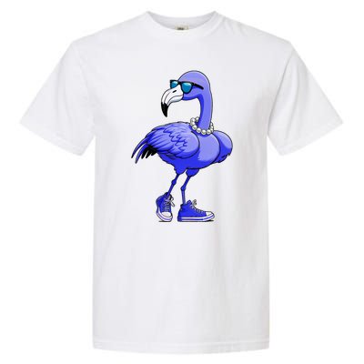 Blue Flamingo Pearls Comma La Kamala Harris 2024 Garment-Dyed Heavyweight T-Shirt