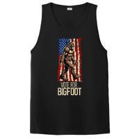 Bigfoot for President Election Vote Sasquatch USA Flag 2024 PosiCharge Competitor Tank