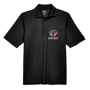 Bigfoot For President Election 2024 Funny Vote Sasquatch Usa Men's Origin Performance Pique Polo