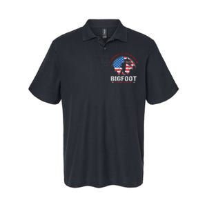 Bigfoot For President Election 2024 Funny Vote Sasquatch Usa Softstyle Adult Sport Polo