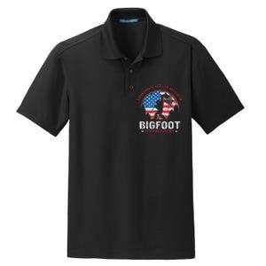 Bigfoot For President Election 2024 Funny Vote Sasquatch Usa Dry Zone Grid Polo