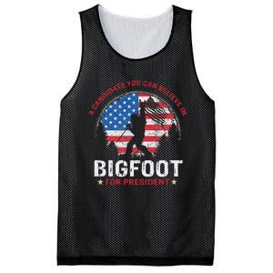 Bigfoot For President Election 2024 Funny Vote Sasquatch Usa Mesh Reversible Basketball Jersey Tank