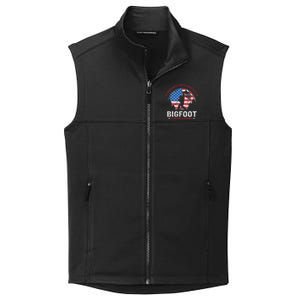 Bigfoot For President Election 2024 Funny Vote Sasquatch Usa Collective Smooth Fleece Vest