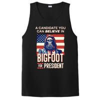 Bigfoot For President Believe Vote Elect Sasquatch Candidate PosiCharge Competitor Tank