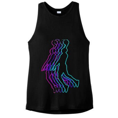 Basketball For Player Slam Dunk Teens Ladies PosiCharge Tri-Blend Wicking Tank